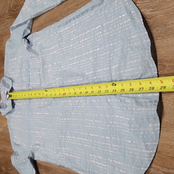 (XS) Victoria's Secret Metallic Long Sleeve Business Casual Lightweight Office - Picture 5 of 9